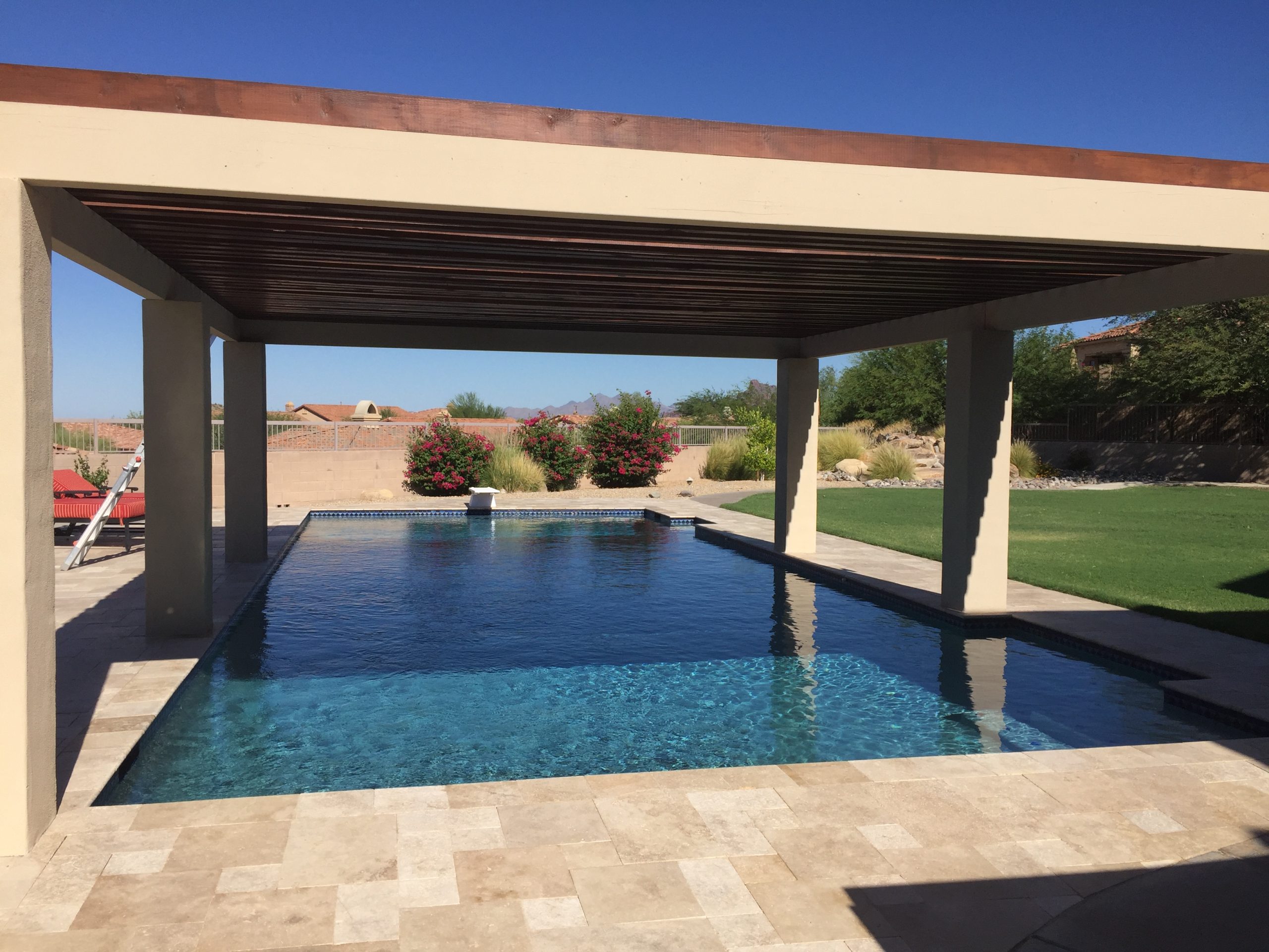 Custom pool build in Phoenix by AZ Pool Concepts